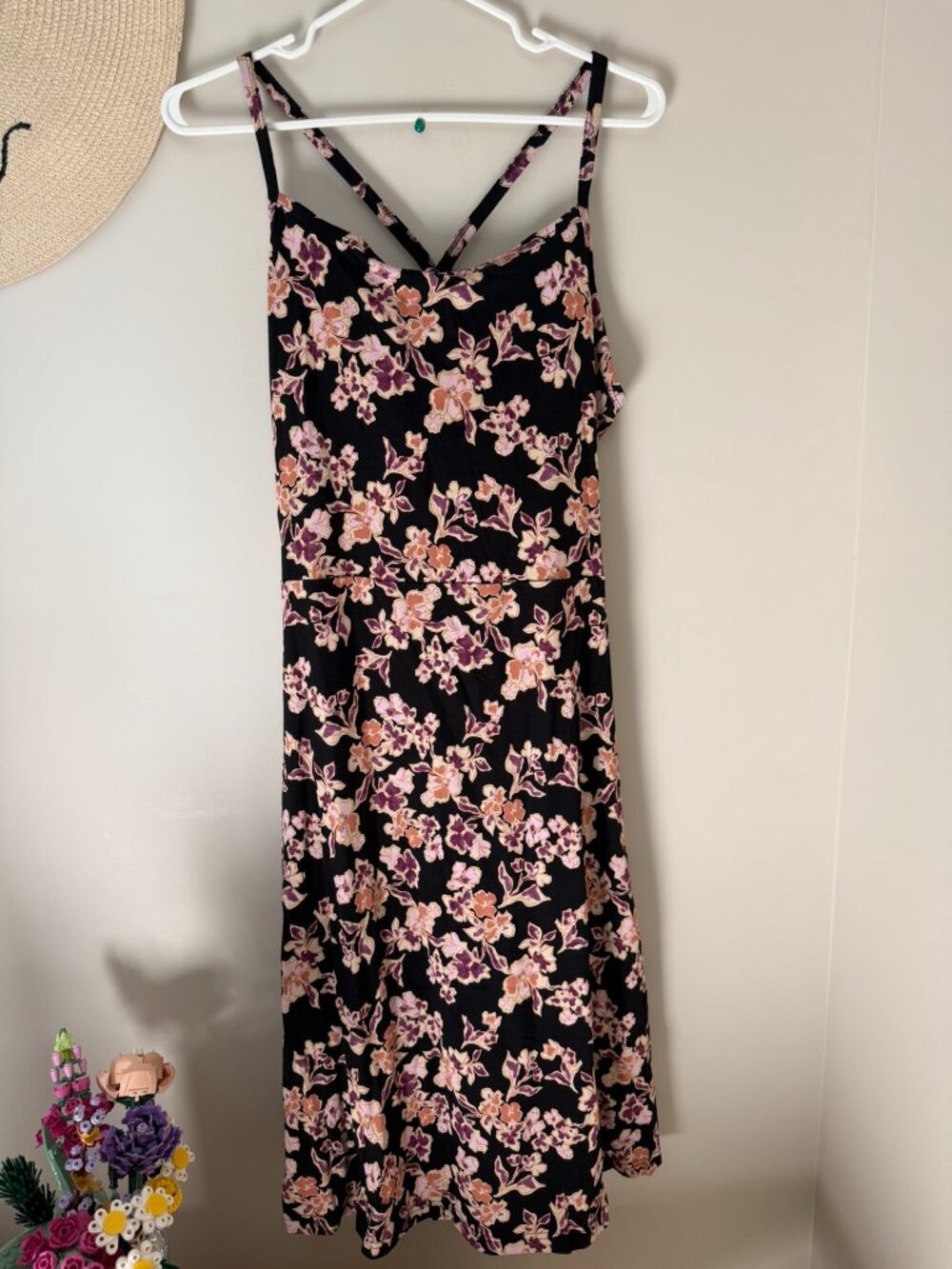 Pact Floral Cami Midi Dress - Built in Bra